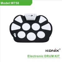 Kids Baby Musical Toys Flexible Drum Kit New Born Baby Hang Drum for Sale